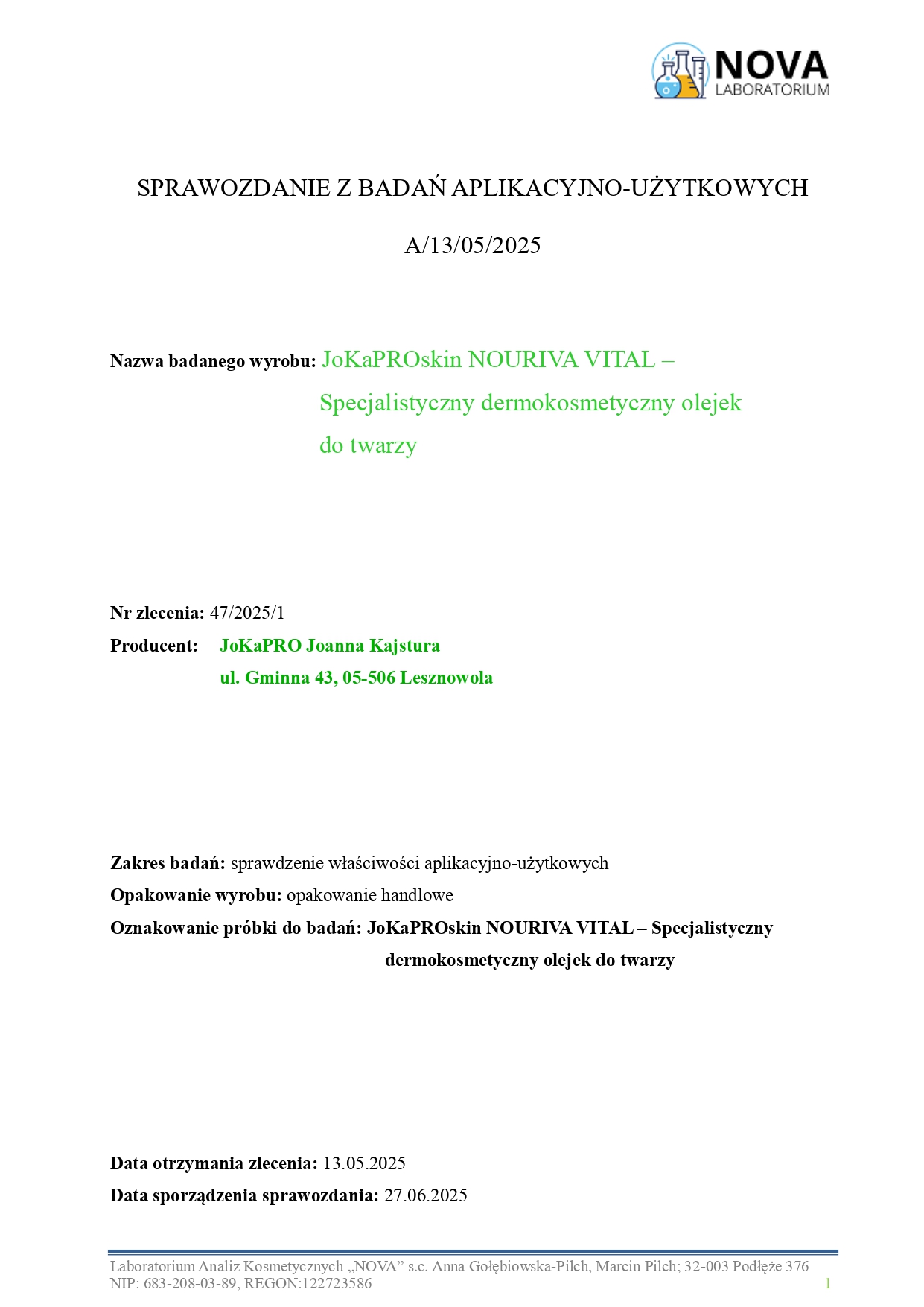 47.2025.1_NOURIVA VITAL – Specjalistyczny dermokosmetyczny olejek do twarzy_aplikacja_page-0001